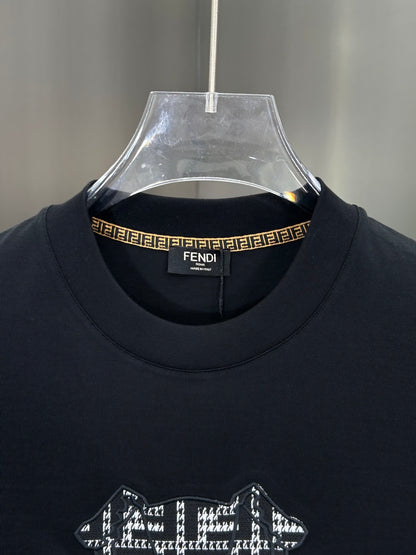 Fendi Logo and Graphic Cotton T-Shirt – 2026SS