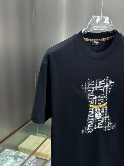 Fendi Logo and Graphic Cotton T-Shirt – 2026SS
