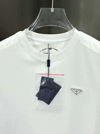 Prada 3D Logo High-Count Cotton T-Shirt – 2026SS