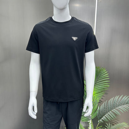 Prada 3D Logo High-Count Cotton T-Shirt – 2026SS
