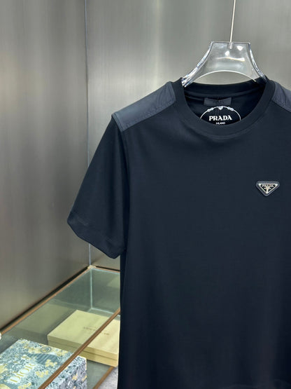 Prada 3D Logo High-Count Cotton T-Shirt – 2026SS