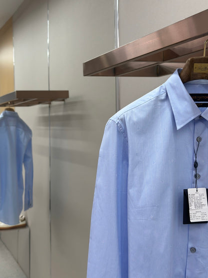 Louis Vuitton Pinstripe Jacquard Cotton Shirt – 25SS