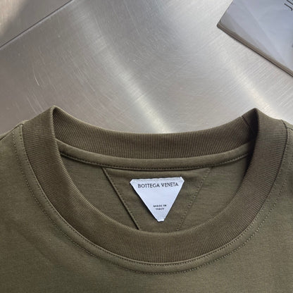 Bottega Veneta Woven Leather Pocket T-Shirt