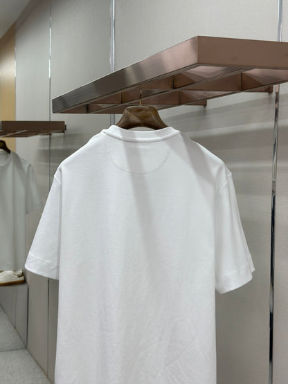 Fendi Roma Logo Zip Pocket T-Shirt