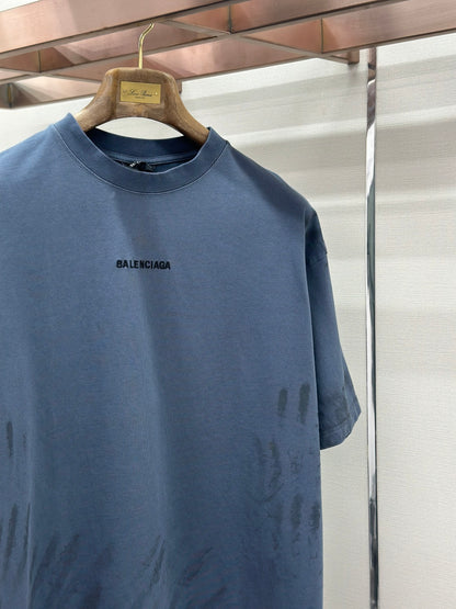Balenciaga Graphic Faded Embroidered T-Shirt – 26SS