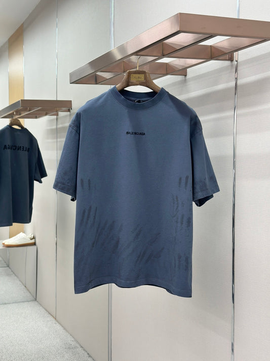 Balenciaga Graphic Faded Embroidered T-Shirt – 26SS
