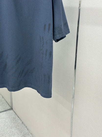 Balenciaga Graphic Faded Embroidered T-Shirt – 26SS