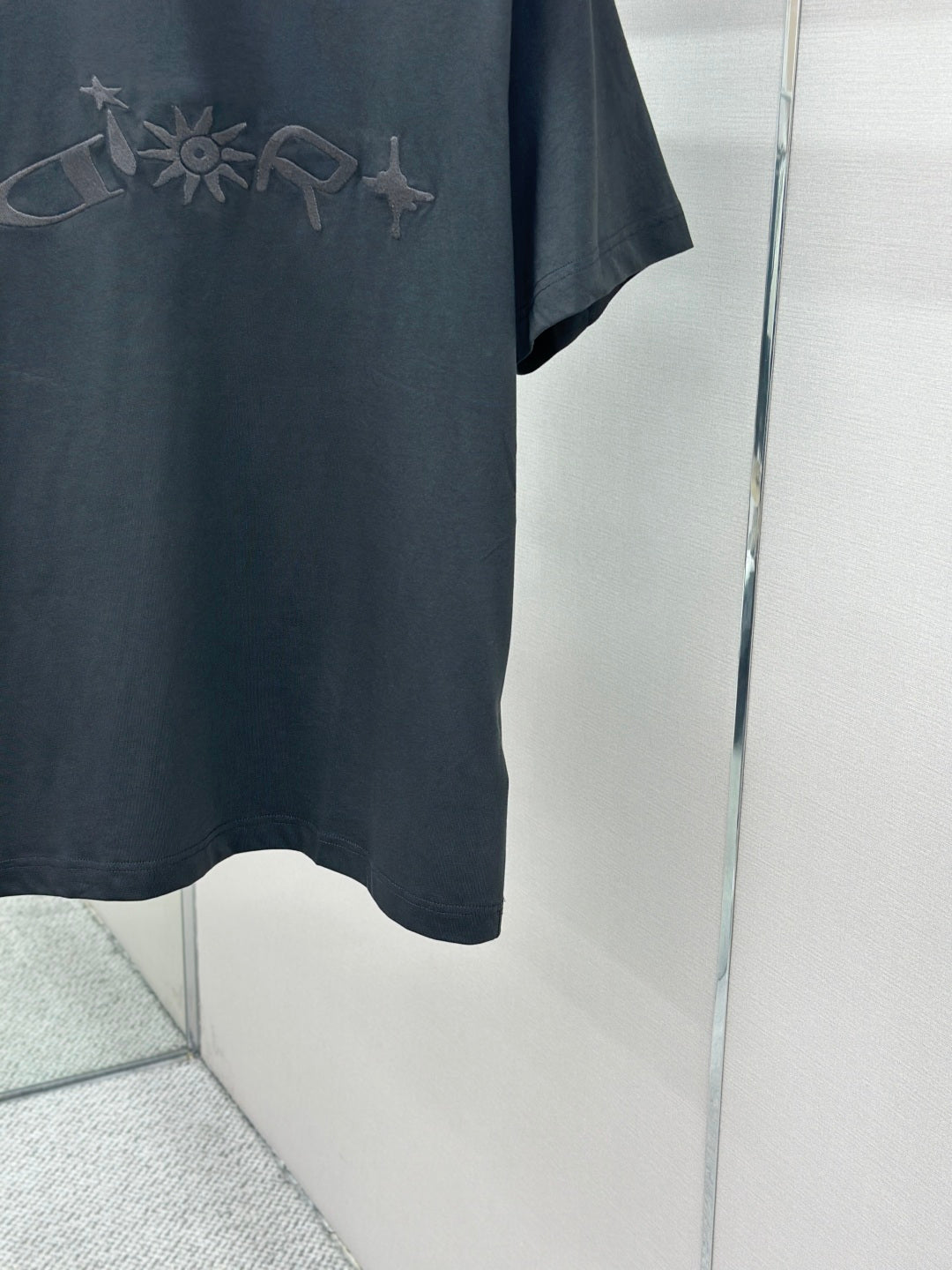 Dior Pattern Embroidered Crewneck T-Shirt