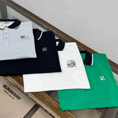 Loewe Business Casual Short-Sleeved Polo Shirt – 2026SS