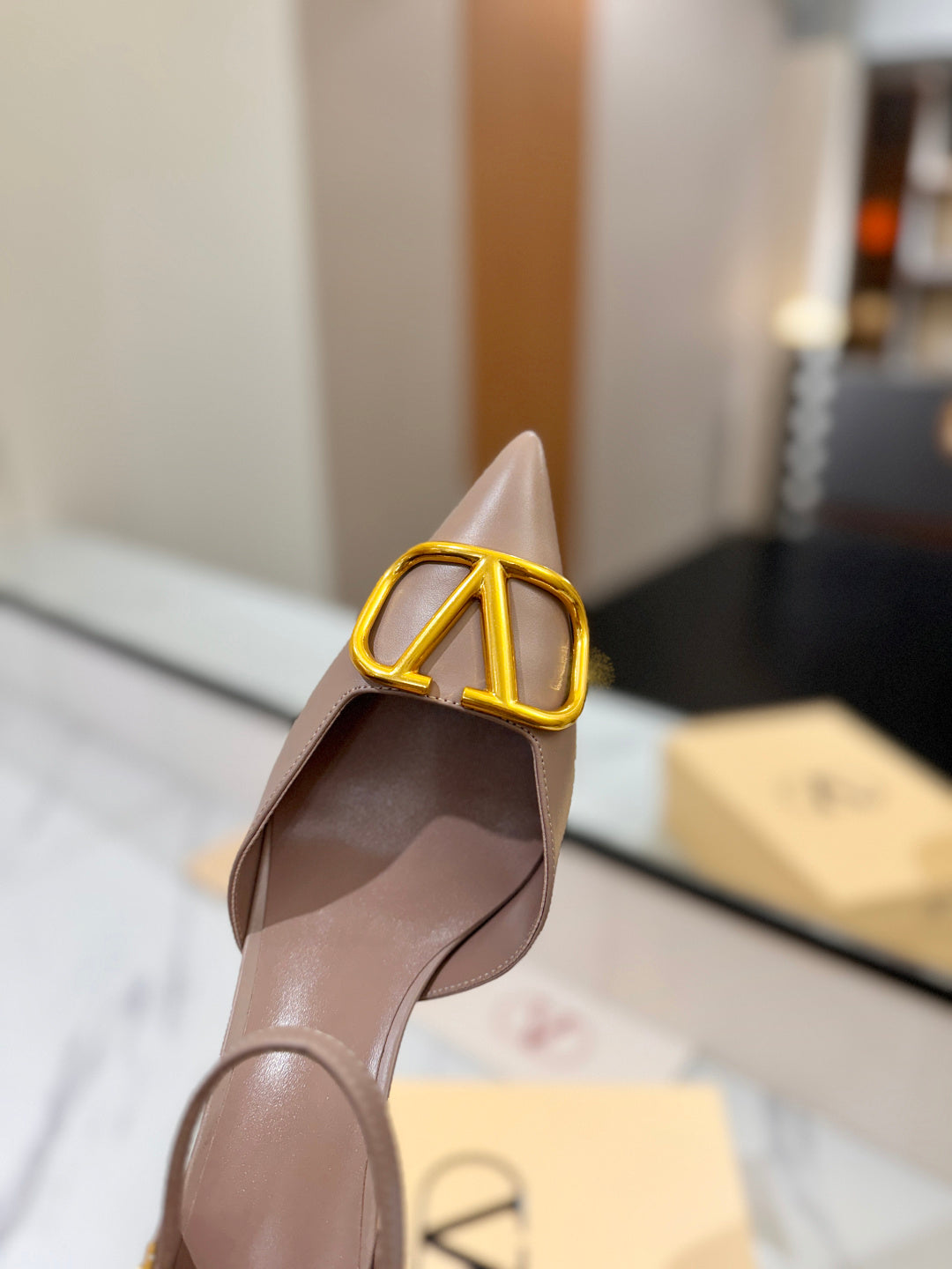 Valentino Garavani VLogo Signature Slingback Sandals