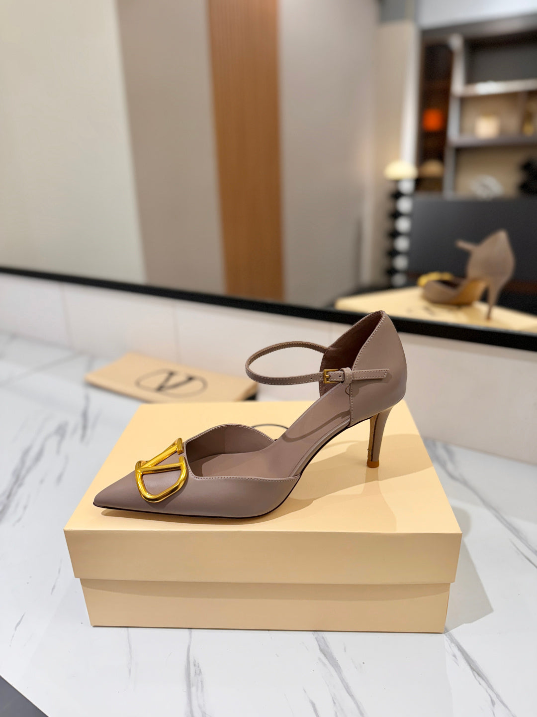 Valentino Garavani VLogo Signature Slingback Sandals