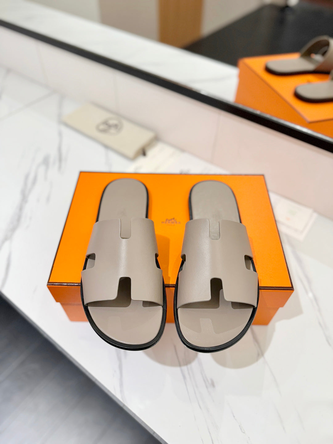Hermès Classic Leather Slippers