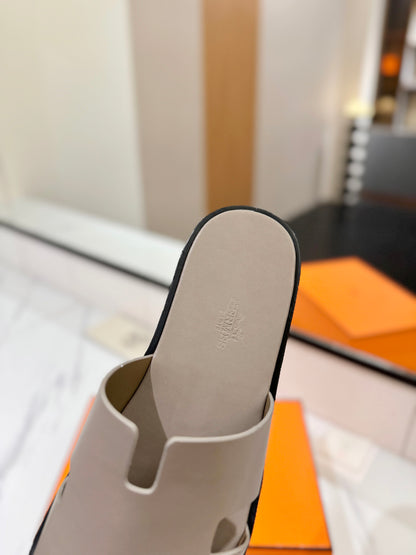 Hermès Classic Leather Slippers