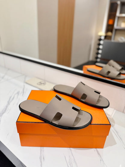 Hermès Classic Leather Slippers