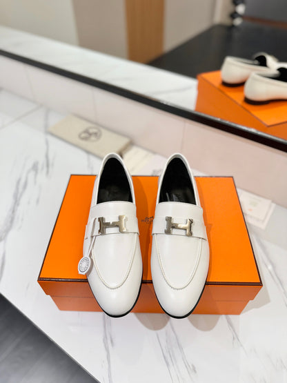 Hermès Classic Women's Leather Loafers