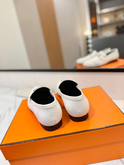 Hermès Classic Women's Leather Loafers