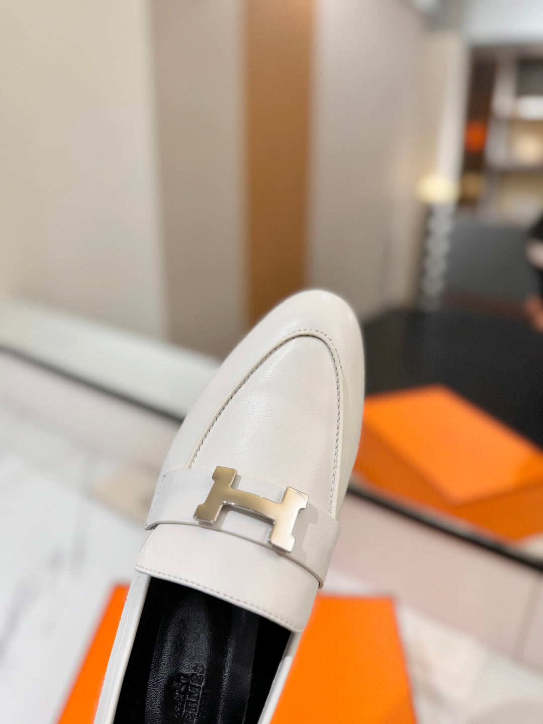 Hermès Classic Women's Leather Loafers