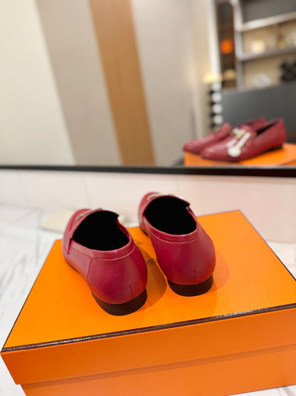 Hermès Classic Women's Leather Loafers