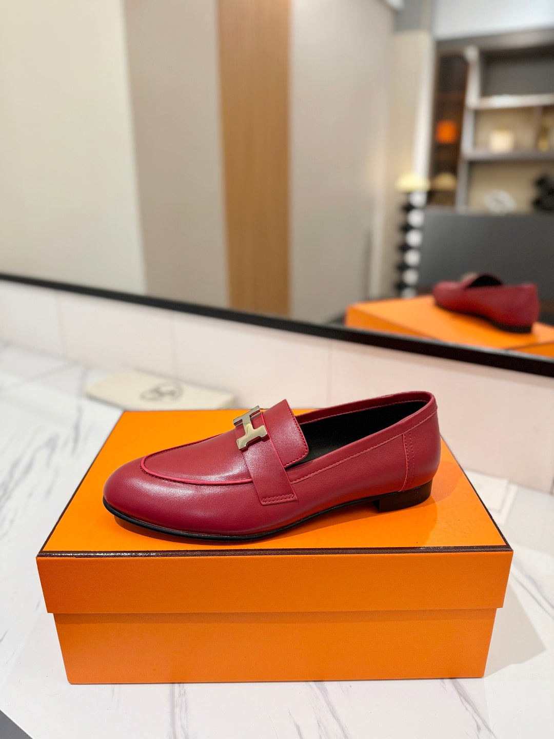 Hermès Classic Women's Leather Loafers