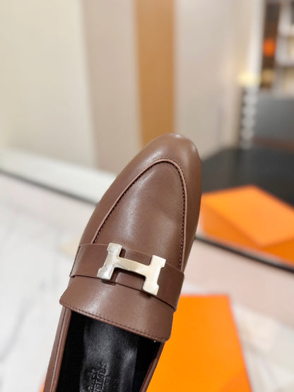 Hermès Classic Women's Leather Loafers