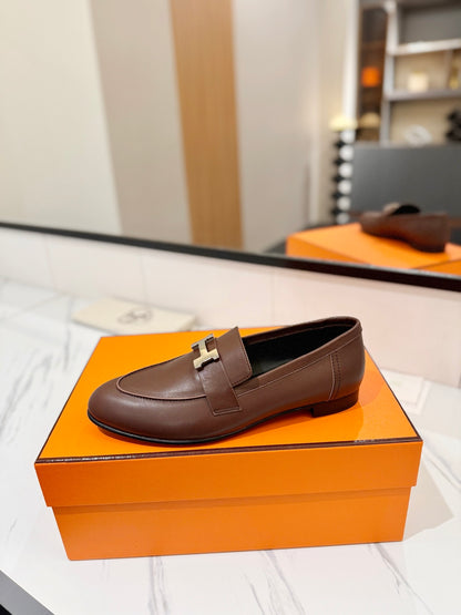 Hermès Classic Women's Leather Loafers