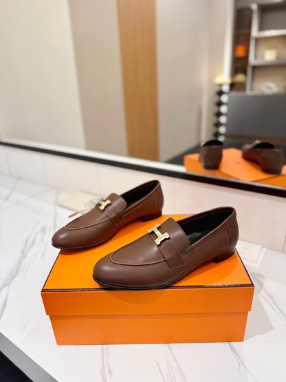 Hermès Classic Women's Leather Loafers