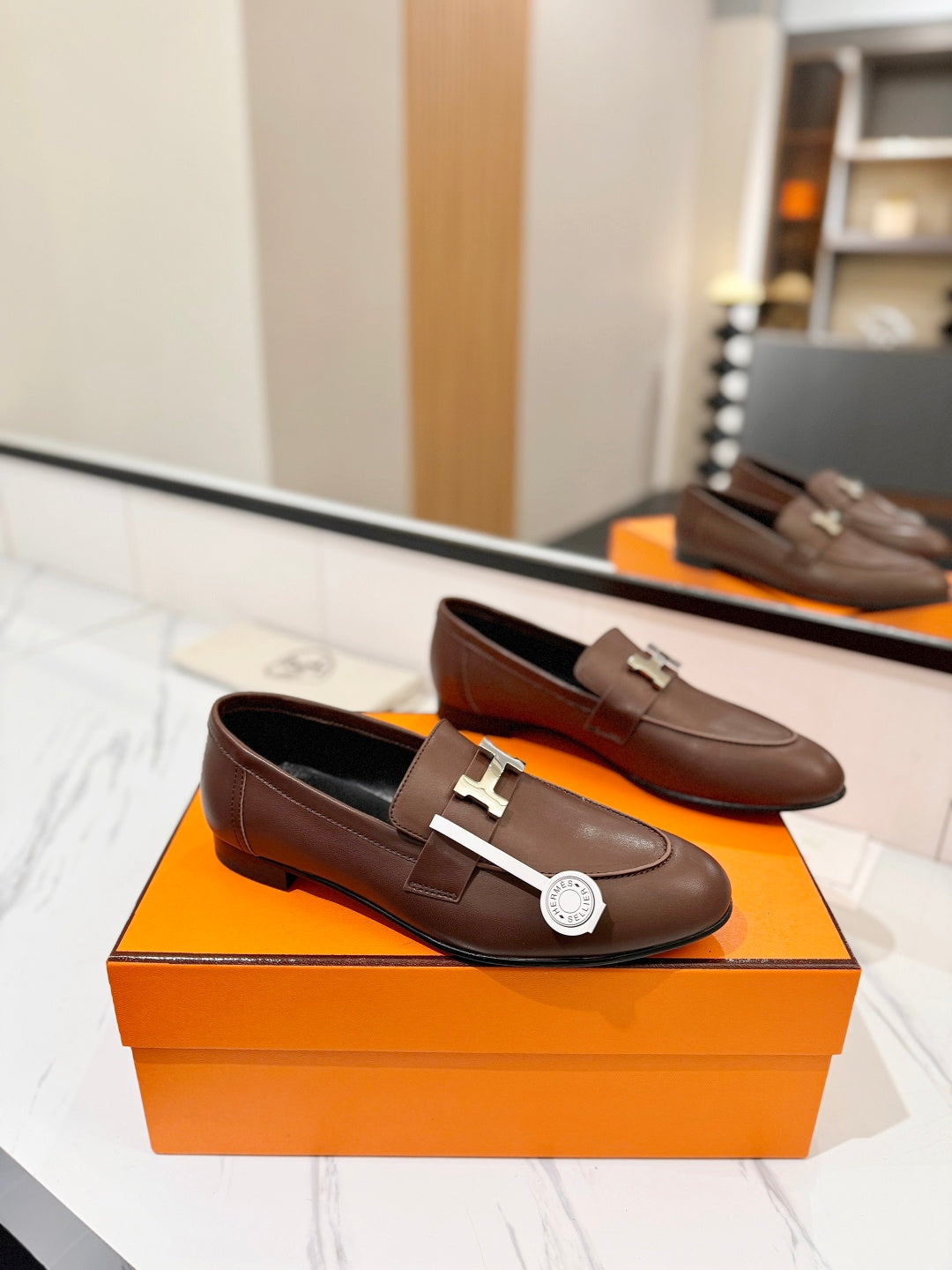 Hermès Classic Women's Leather Loafers