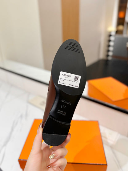 Hermès Classic Women's Leather Loafers