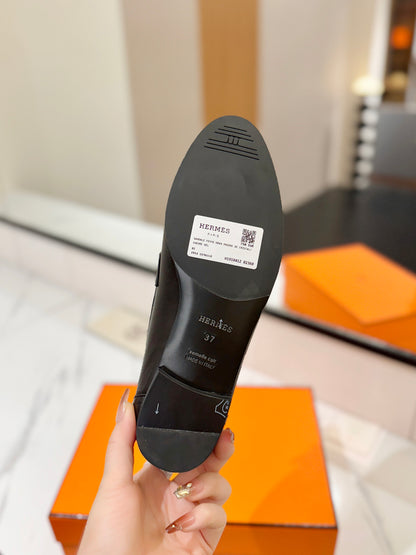 Hermès Classic Women's Leather Loafers