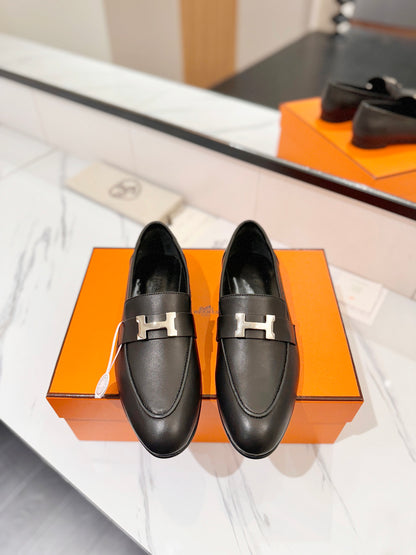 Hermès Classic Women's Leather Loafers