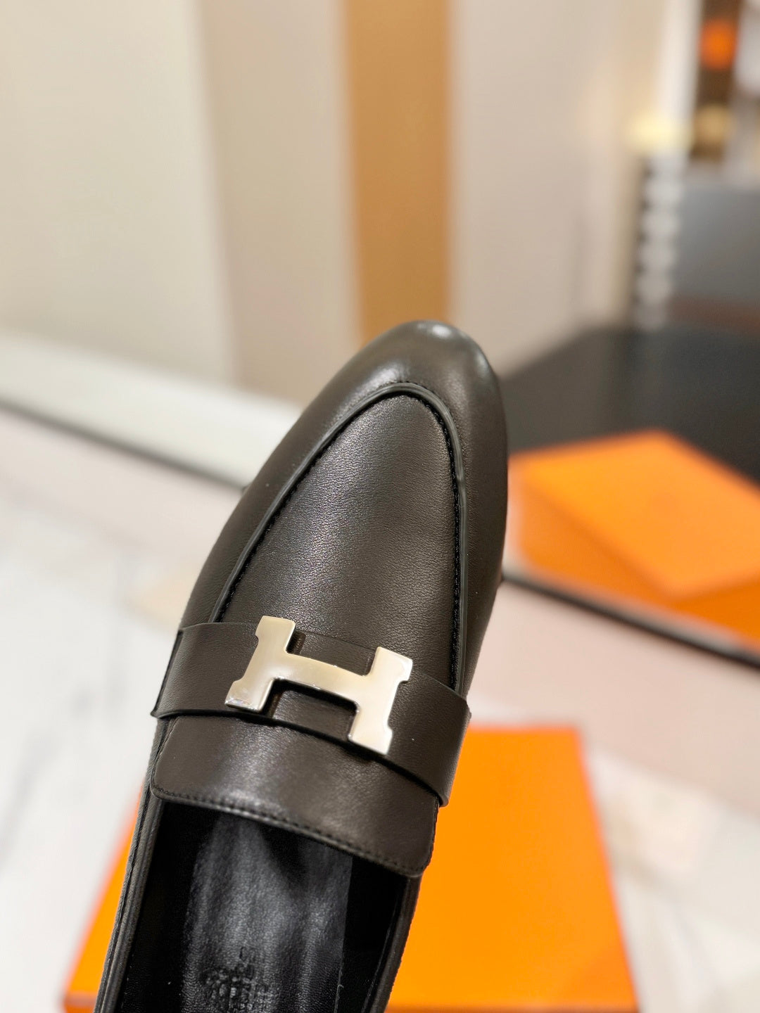 Hermès Classic Women's Leather Loafers