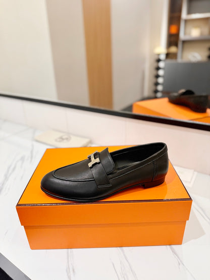 Hermès Classic Women's Leather Loafers