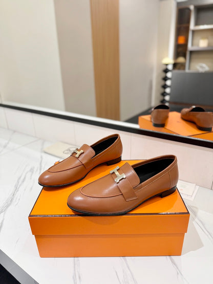 Hermès Classic Women's Leather Loafers