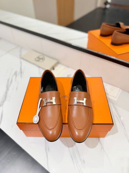 Hermès Classic Women's Leather Loafers