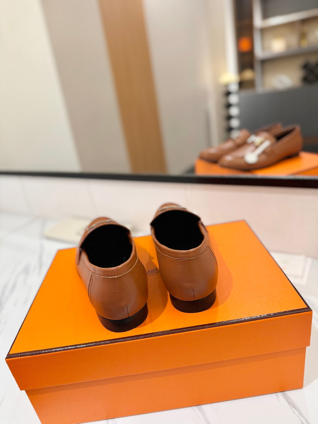 Hermès Classic Women's Leather Loafers