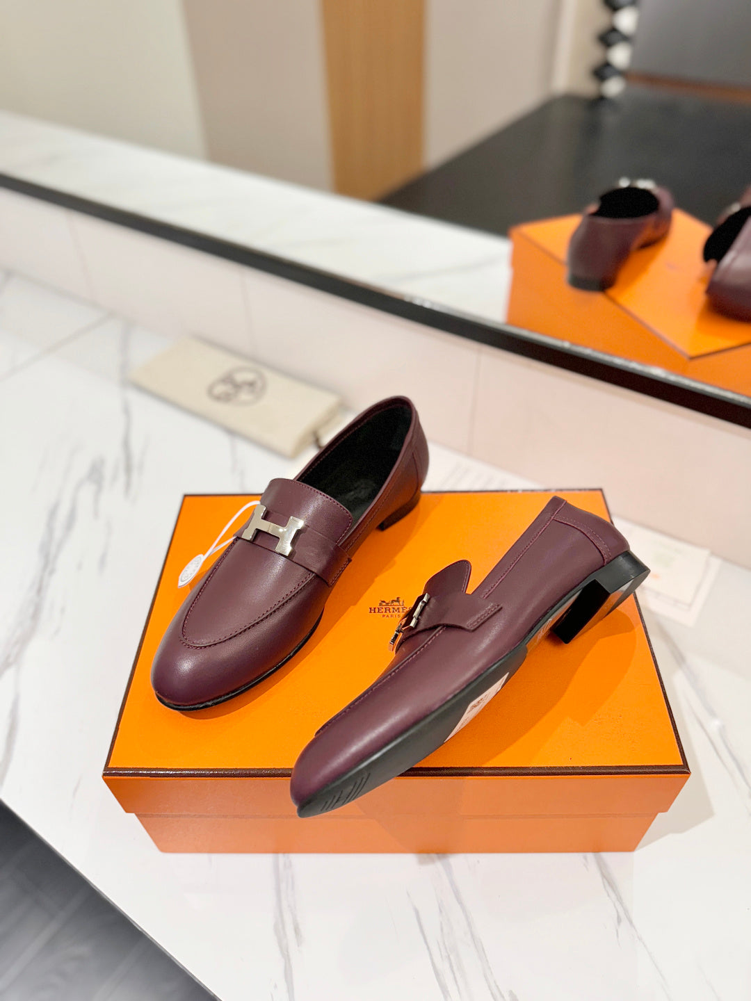 Hermès Classic Women's Leather Loafers