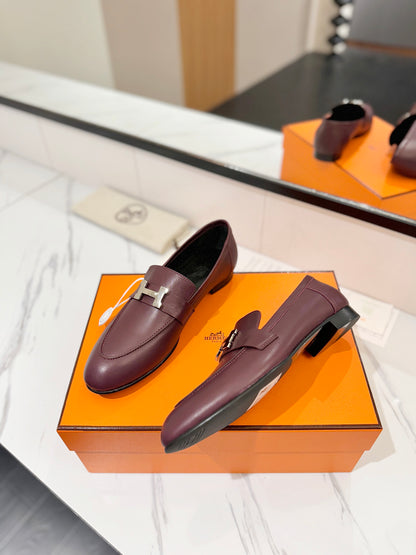 Hermès Classic Women's Leather Loafers