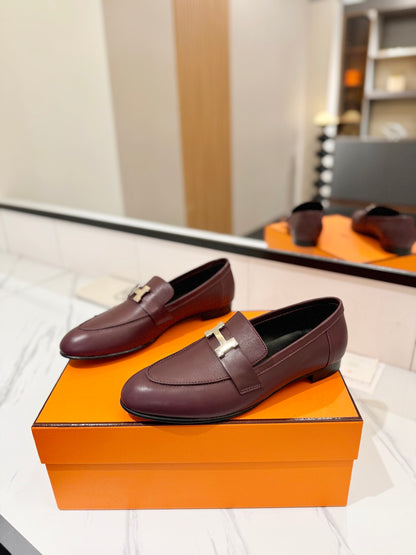 Hermès Classic Women's Leather Loafers