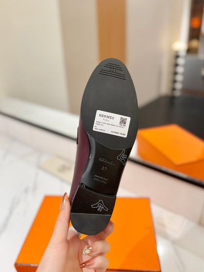 Hermès Classic Women's Leather Loafers