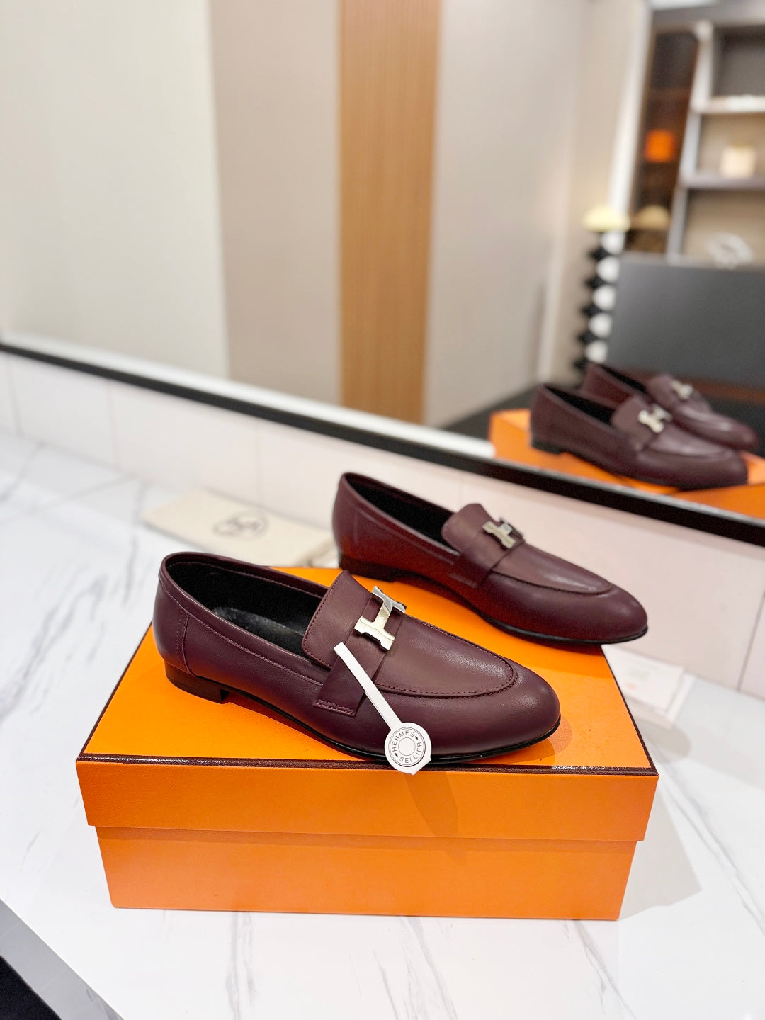Hermès Classic Women's Leather Loafers
