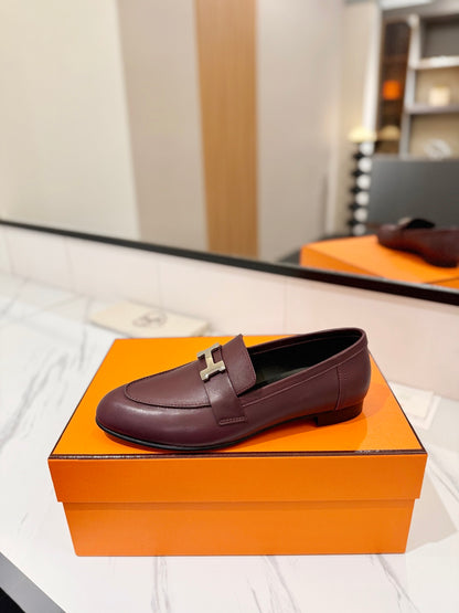 Hermès Classic Women's Leather Loafers