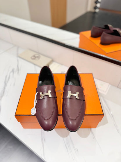 Hermès Classic Women's Leather Loafers