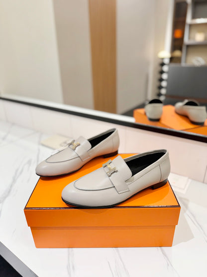 Hermès Classic Women's Leather Loafers