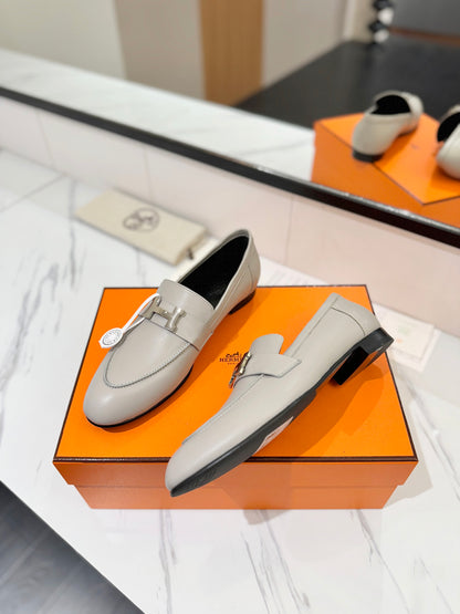 Hermès Classic Women's Leather Loafers