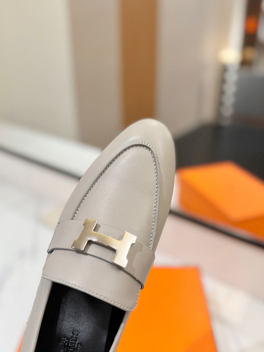 Hermès Classic Women's Leather Loafers
