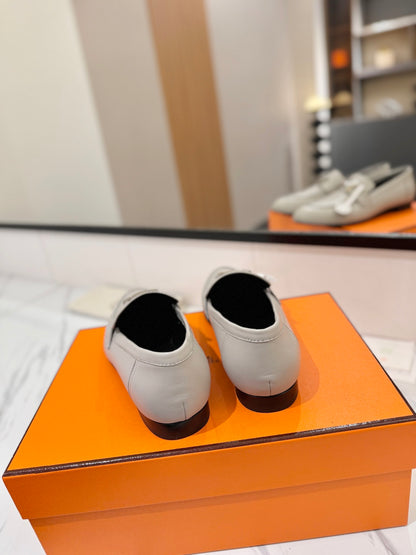 Hermès Classic Women's Leather Loafers