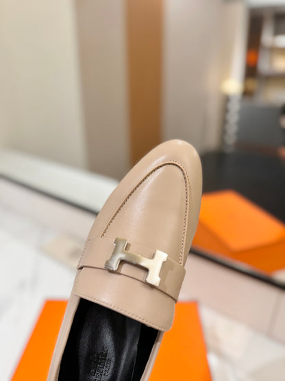 Hermès Classic Women's Leather Loafers