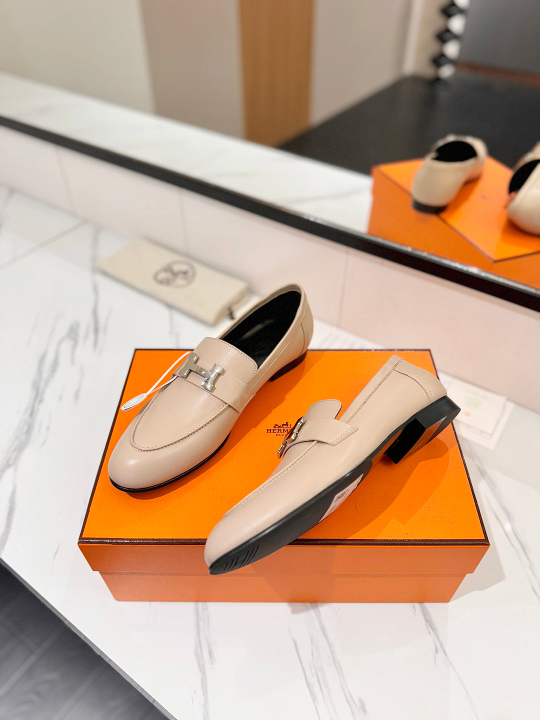 Hermès Classic Women's Leather Loafers
