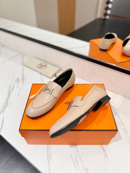 Hermès Classic Women's Leather Loafers