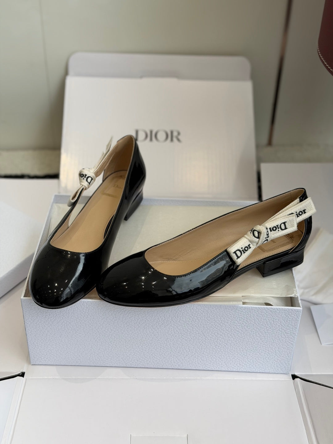 Dior Square Toe Mary Jane Low Heels – 26SS